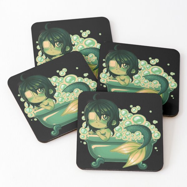Item preview, Bathtub Mermaid - Green designed and sold by The Rabbit Follower.