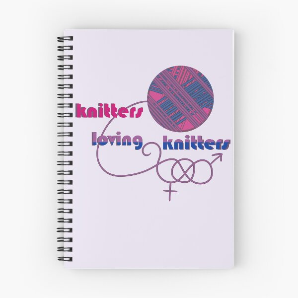 Item preview, Knitters Loving Knitters - Bisexual Flag designed and sold by MoznaInaczej.