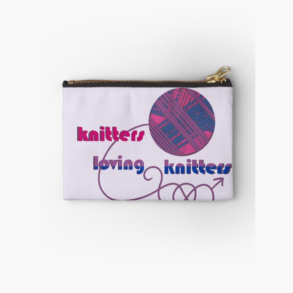Item preview, Knitters Loving Knitters - Bisexual Flag designed and sold by MoznaInaczej.