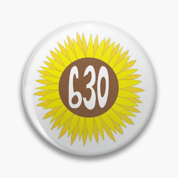 Item preview, Hand Drawn Illinois Sunflower 630 Area Code designed and sold by itsrturn.
