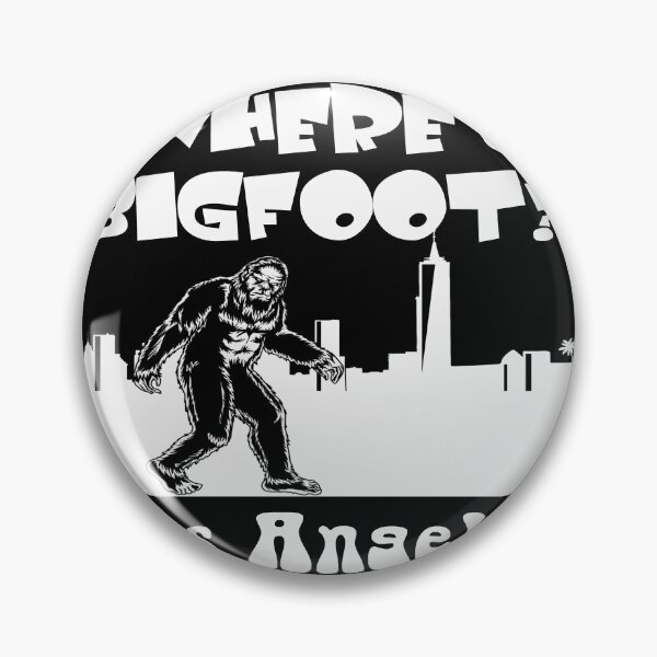 Item preview, Bigfoot in Los Angeles Bigfoot gifts CALI drawing gift idea designed and sold by BRtisticDesigns.