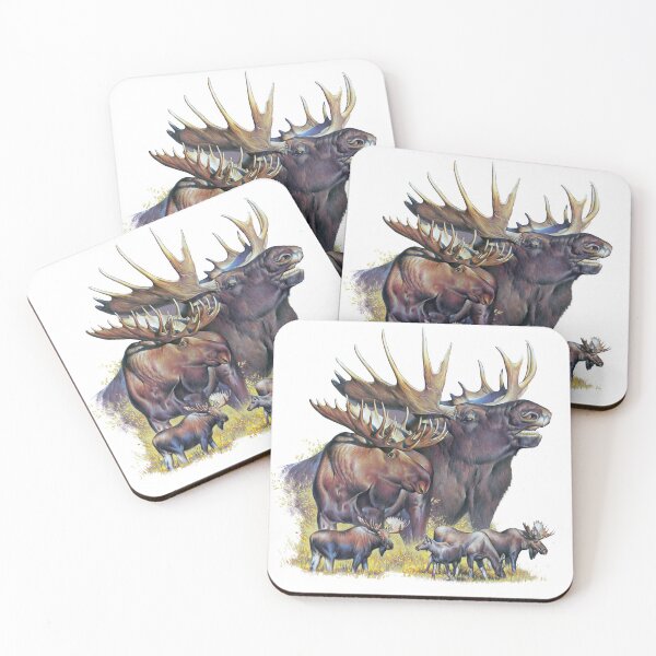 Item preview, Moose Collage designed and sold by Salmoneggs.
