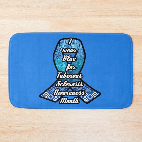 Item preview, I wear blue for Tuberous Sclerosis Awareness Ribbon designed and sold by artbyomega.