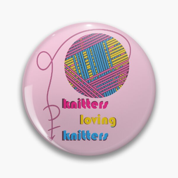 Item preview, Knitters Loving Knitters - Pansexual Flag designed and sold by MoznaInaczej.