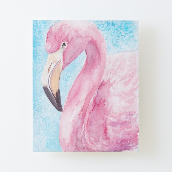 Flamingo 1 Canvas Mounted Print