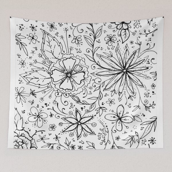 Item preview, Floral Foliage Doodles designed and sold by Olga Shvartsur.