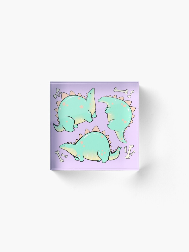 Alternate view of Blep-o-saurus Acrylic Block