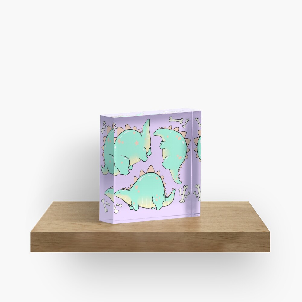 Blep-o-saurus Acrylic Block