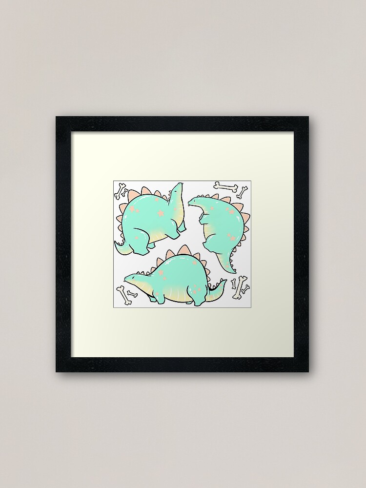 Alternate view of Blep-o-saurus Framed Art Print