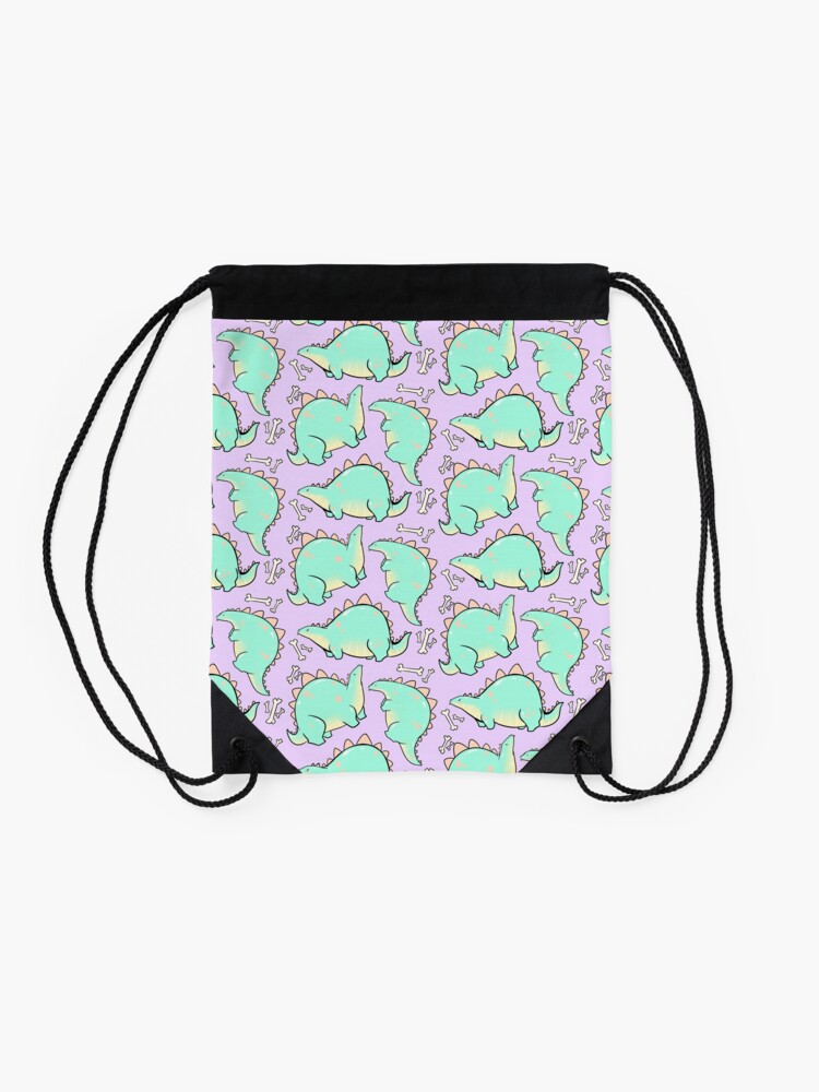 Alternate view of Blep-o-saurus Drawstring Bag
