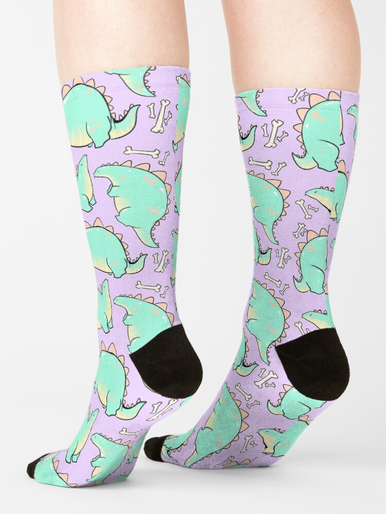 Alternate view of Blep-o-saurus Socks