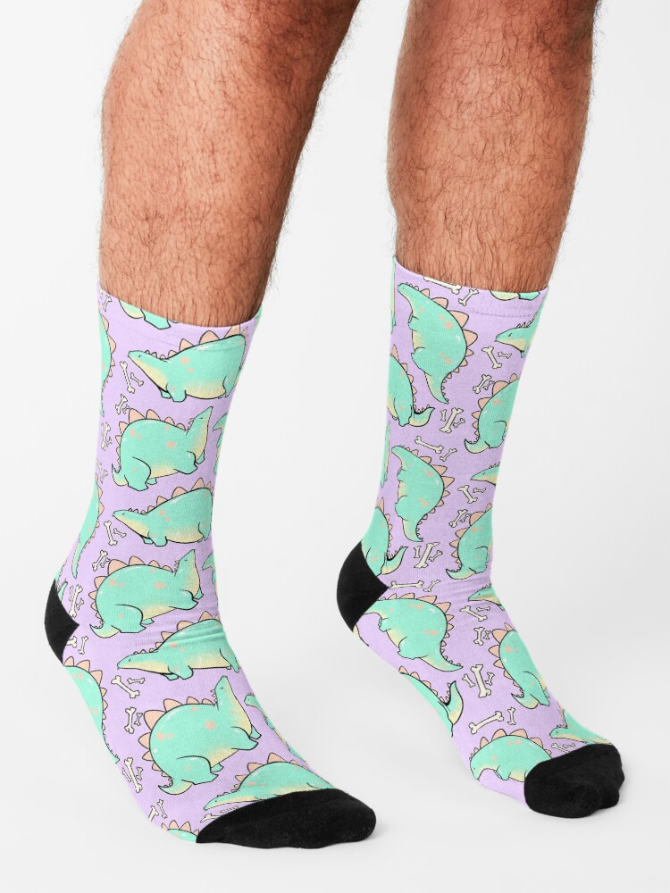 Alternate view of Blep-o-saurus Socks