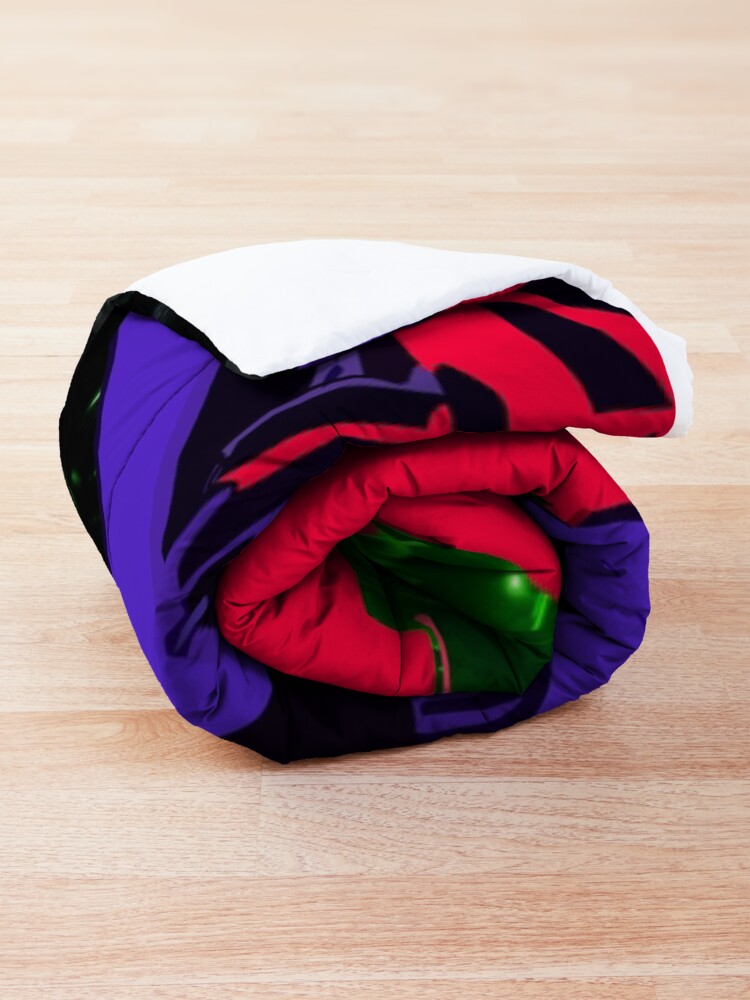Alternate view of Neon Cyber Genesis Nerv Evangelion Comforter