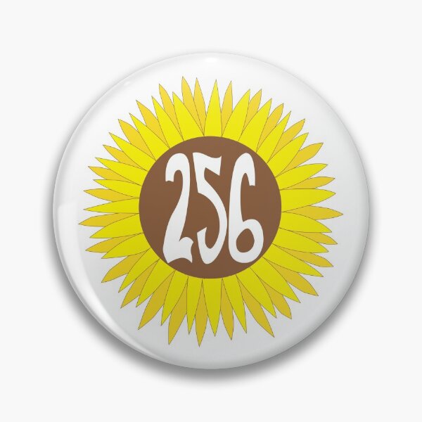 Item preview, Hand Drawn Alabama Sunflower 256 Area Code designed and sold by itsrturn.