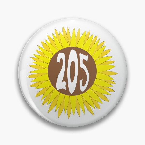 Item preview, Hand Drawn Alabama Sunflower 205 Area Code designed and sold by itsrturn.