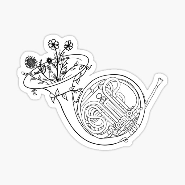 Update more than 62 french horn tattoo latest  incdgdbentre