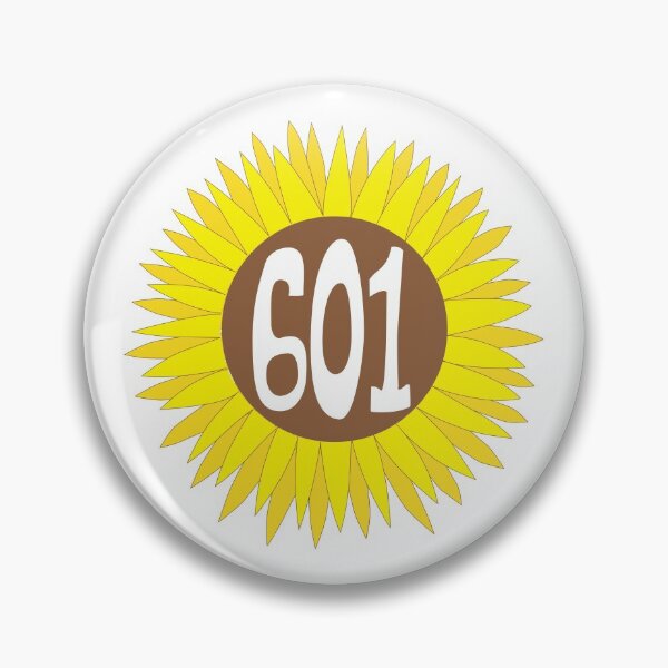 Item preview, Hand Drawn Mississippi Sunflower 601 Area Code designed and sold by itsrturn.