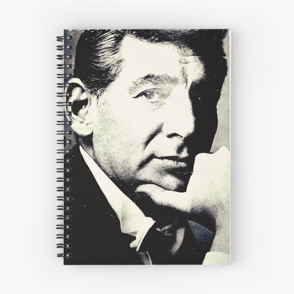 Item preview, Leonard Bernstein, portrait, black & white, classical, composer, conductor designed and sold by Vintaged.