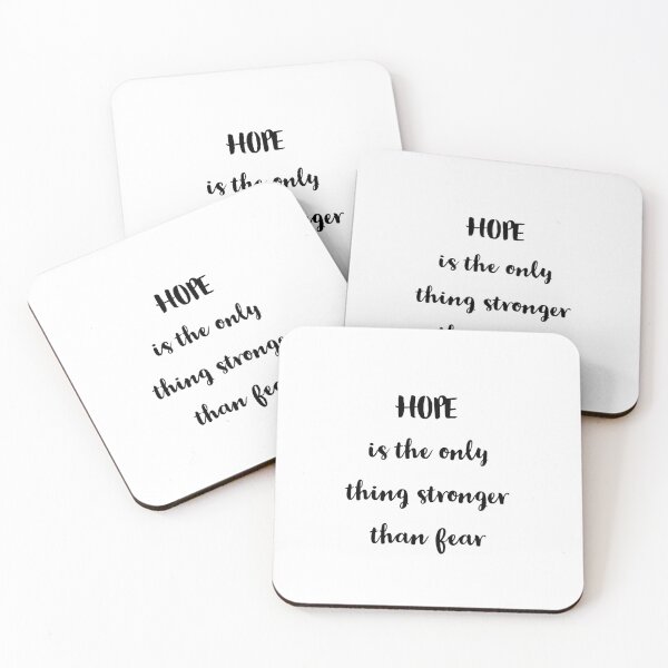 Item preview, HOPE is the only thing stronger than fear designed and sold by Inspirationmotivation.