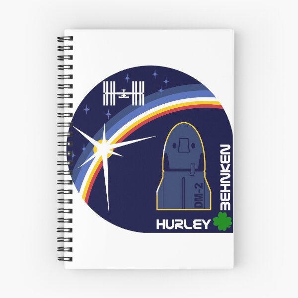 Item preview, SpaceX Crew Dragon DM-2 Mission Patch designed and sold by MissionPatch.