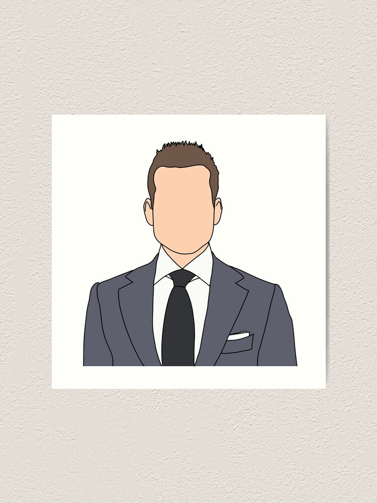 PosterGuy I Refuse To Answer Harvey Spector Suits Quote Sketch  Illustration Poster A4  Amazonin Home  Kitchen