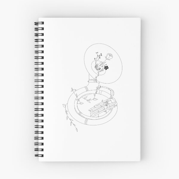 Item preview, Floral Sousaphone designed and sold by torifbrown.