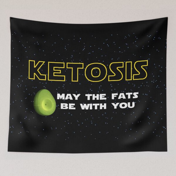 Artikelvorschau, Keto - Mögen die Fette mit dir sein entworfen und verkauft von HobzyMerch.