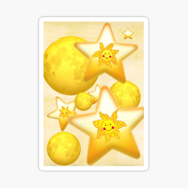 Item preview, The sun moon an stars  designed and sold by Tonyasartprints.
