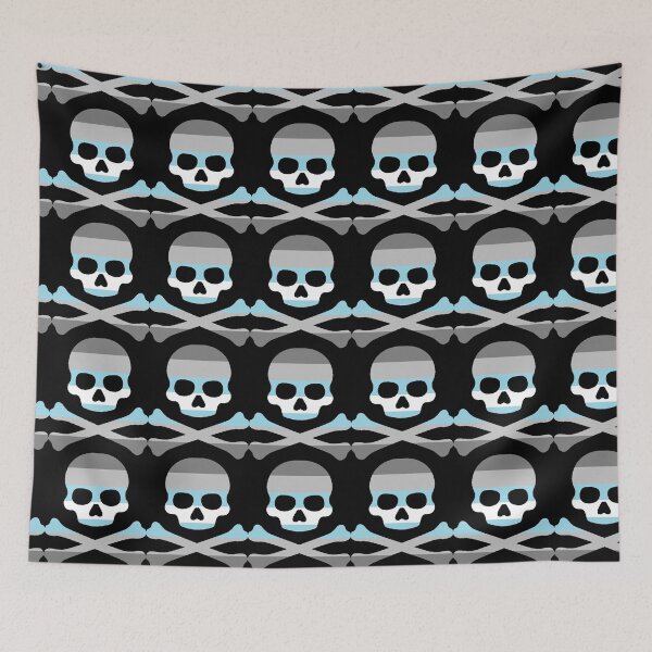Item preview, Pirate Jolly Rodger in Demiboy Pride Flag Colors designed and sold by CaelanPride.