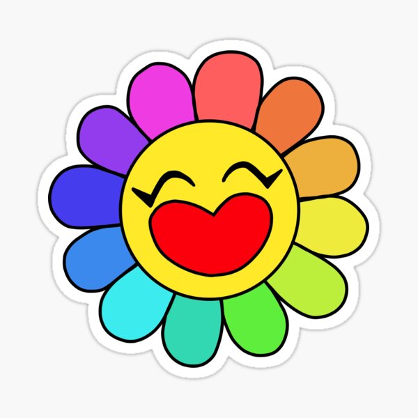 Hobi Flower Stickers | Redbubble