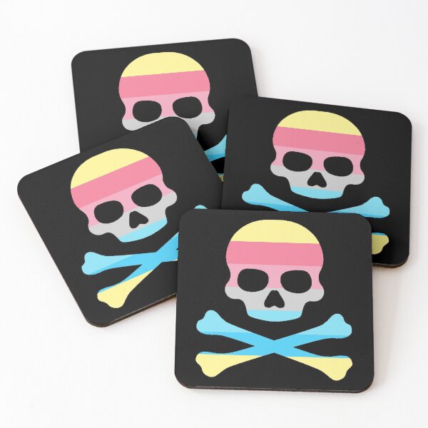 Item preview, Pirate Jolly Rodger in Genderflux Pride Flag Colors designed and sold by CaelanPride.