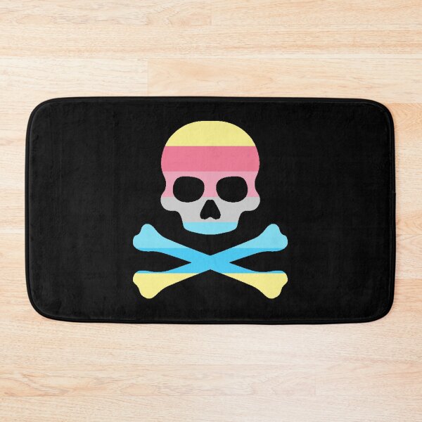 Item preview, Pirate Jolly Rodger in Genderflux Pride Flag Colors designed and sold by CaelanPride.