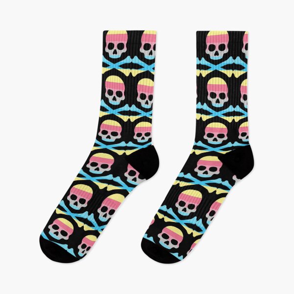Item preview, Pirate Jolly Rodger in Genderflux Pride Flag Colors designed and sold by CaelanPride.