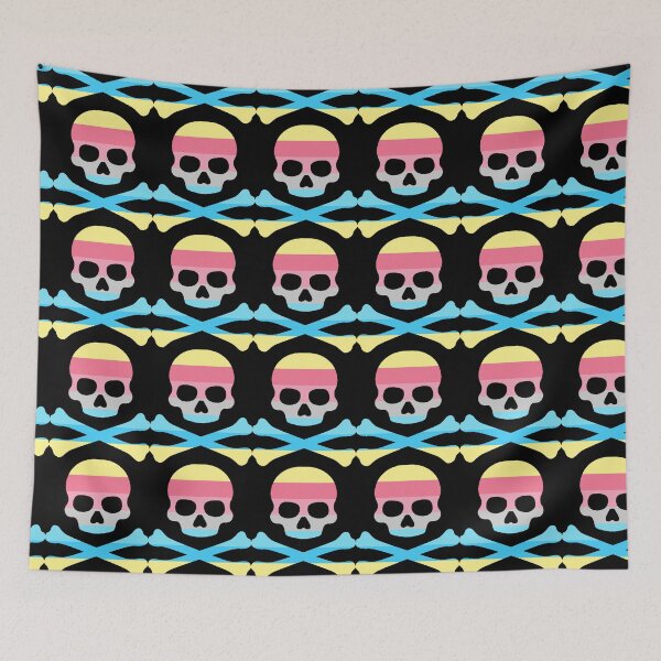 Item preview, Pirate Jolly Rodger in Genderflux Pride Flag Colors designed and sold by CaelanPride.
