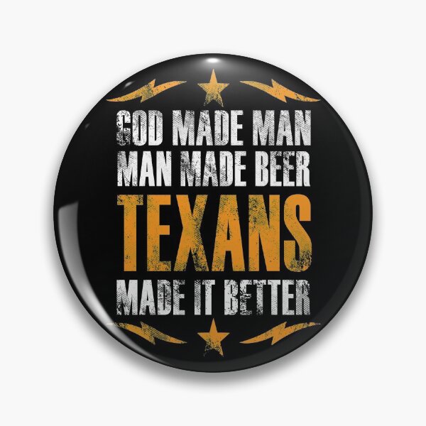 Item preview, Man made Beer TEXAN'S Made it Better drawing gift for men designed and sold by BRtisticDesigns.