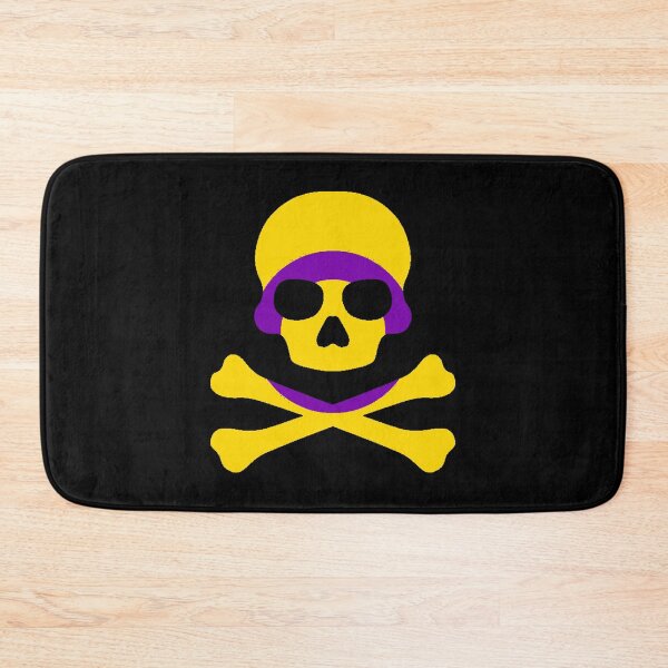 Item preview, Pirate Jolly Rodger in Intersex Pride Flag Colors designed and sold by CaelanPride.