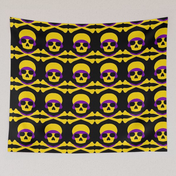 Item preview, Pirate Jolly Rodger in Intersex Pride Flag Colors designed and sold by CaelanPride.