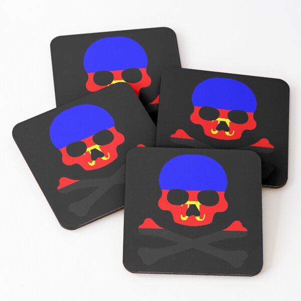 Item preview, Pirate Jolly Rodger in Polyamory Pride Flag Colors designed and sold by CaelanPride.