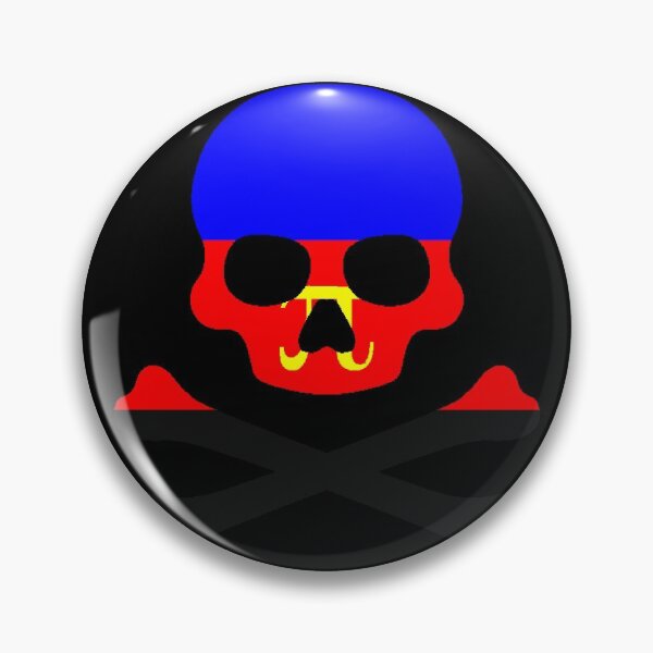 Item preview, Pirate Jolly Rodger in Polyamory Pride Flag Colors designed and sold by CaelanPride.
