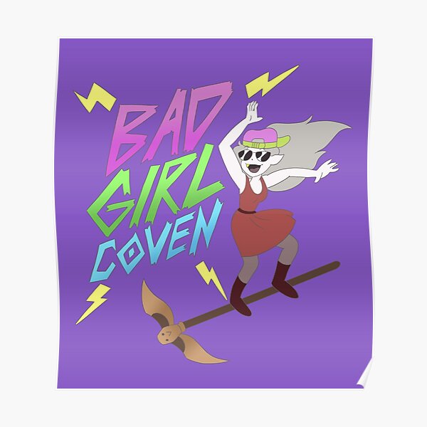 Bad Girl Coven (purple) Poster