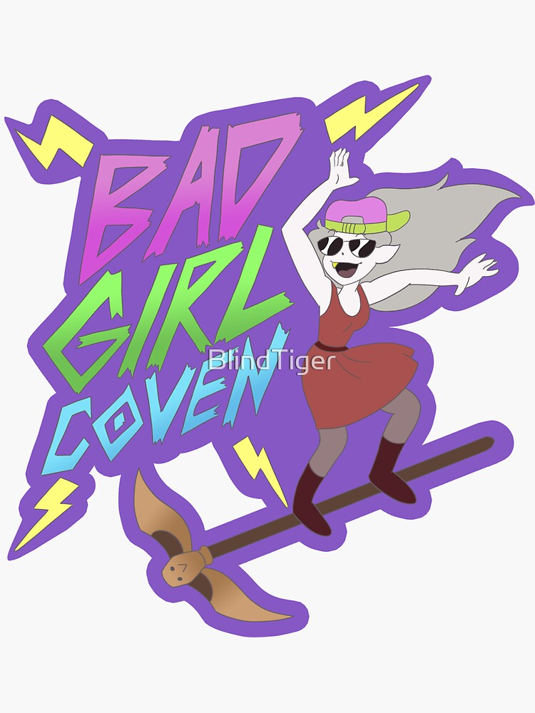 Schoolgirl Blowjob Porn Gif - Bad Girl Stickers for Sale | Redbubble