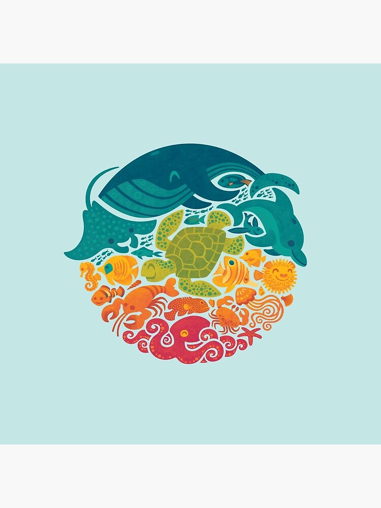 Aquatic Rainbow (light blue) by Waynem79