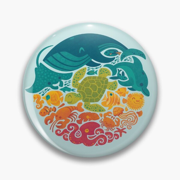 Item preview, Aquatic Rainbow (light blue) designed and sold by Wayne Minnis.