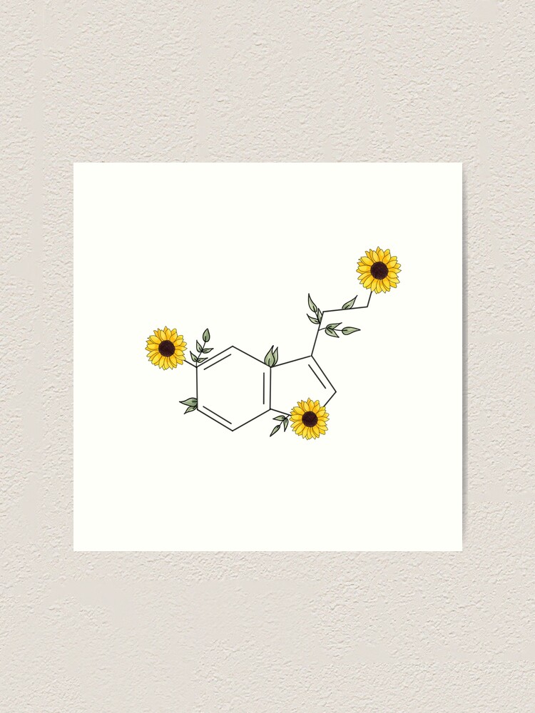 Download Serotonin Sunflower Art Print By Meganmorton3 Redbubble