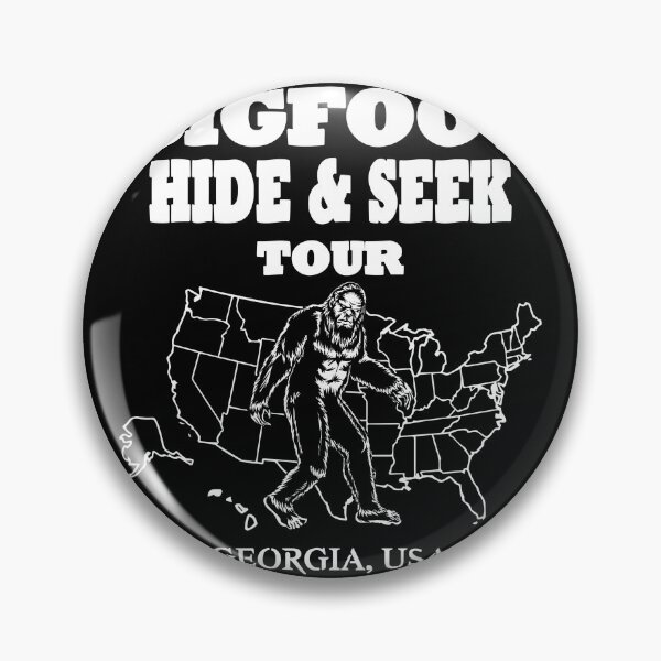Item preview, Bigfoot Hide & Seek Concert tee illustration GEORGIA gift idea designed and sold by BRtisticDesigns.