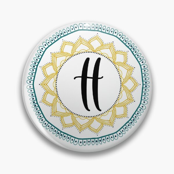Aperçu de l'œuvre Mandala initial "H" créée et vendue par kayleetubbs.