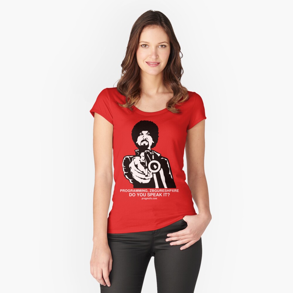 Item preview, Fitted Scoop T-Shirt designed and sold by zedshaw.