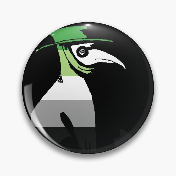 Item preview, Pride Cannot Be Quarantined Aromantic Flag Plague Doctor designed and sold by CaelanPride.