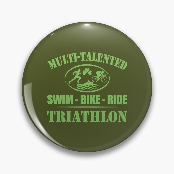 Item preview, Multi-Talented Swim Bike Triathlon - Running Triathlete Gifts for Him / Her Quotes -  Green, Marine Green, Army Green,, White - Marathoner Gift, Runner's Gift, Running Gift designed and sold by RaceRunnerz-.