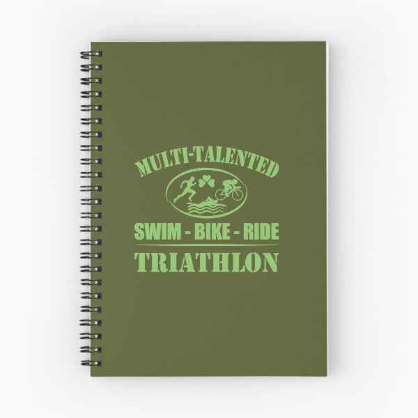 Item preview, Multi-Talented Swim Bike Triathlon - Running Triathlete Gifts for Him / Her Quotes -  Green, Marine Green, Army Green,, White - Marathoner Gift, Runner's Gift, Running Gift designed and sold by RaceRunnerz-.
